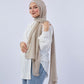 Tie Shop | Plain Wide Crinkled Chiffon | طرحة شيفون سادة - ايشارب شيفون سادة 