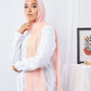 Tie Shop | Plain Crinkled Chiffon طرحة شيفون سادة  