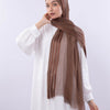 Trio Kuwaiti Scarf - Dark Brown
