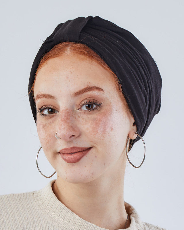 Knotted Cotton Turban