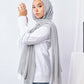 Tie Shop | Plain Wide Crinkled Chiffon | طرحة شيفون سادة - ايشارب شيفون سادة 