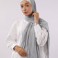 Tie Shop | Cotton Lycra Scarf	طرحة قطن ليكرا سادة - ايشارب قطن ليكرا 