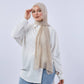 Tie Shop | Plain Crinkled Chiffon طرحة شيفون سادة  