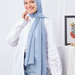 Tie Shop | Plain Wide Crinkled Chiffon | طرحة شيفون سادة - ايشارب شيفون سادة 