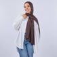Tie Shop | Plain Wide Crinkled Chiffon | طرحة شيفون سادة - ايشارب شيفون سادة 