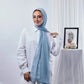 Tie Shop | Plain Wide Crinkled Chiffon | طرحة شيفون سادة - ايشارب شيفون سادة 