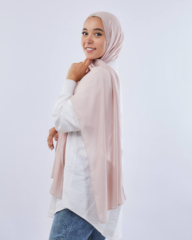 Tie Shop | Plain Crinkled Chiffon طرحة شيفون سادة  