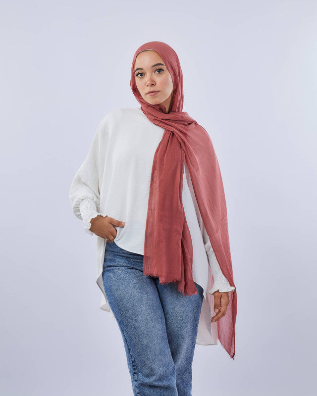 Tie Shop |Plain Viscose Scarf | طرحه فيسكوز