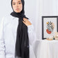 Tie Shop | Plain Wide Crinkled Chiffon | طرحة شيفون سادة - ايشارب شيفون سادة 