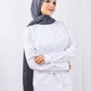 Tie Shop | Plain Satin Scarf	طرحة ستان - ايشارب ستان