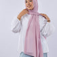 Tie Shop | Blush Pink	طرحة شيفون سادة - ايشارب شيفون سادة