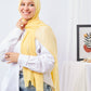 Tie Shop | Plain Wide Crinkled Chiffon | طرحة شيفون سادة - ايشارب شيفون سادة 