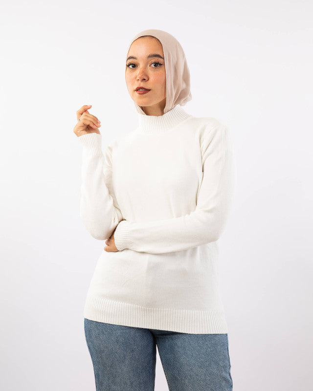 Tie Shop | Warmy Basic Top بادى حريمى صوف - بادى حريمى شتوى