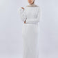Tie Shop | Ribbed Basic Dress فستان طويل قطن