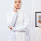 Tie Shop | Plain Wide Crinkled Chiffon | طرحة شيفون سادة - ايشارب شيفون سادة 