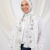 Autumn Leaves - White - Light Beige