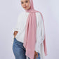 Tie Shop | Blush Pink	طرحة شيفون سادة - ايشارب شيفون سادة