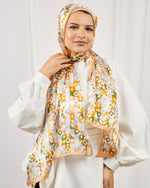 Tie Shop | Snow Crystals طرحة حرير- ايشارب حرير