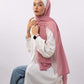 Tie Shop | Blush Pink	طرحة شيفون سادة - ايشارب شيفون سادة