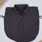 Black Basic Satin Collar