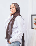 Tie Shop | Plain Crinkled Chiffon طرحة شيفون سادة  