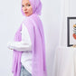 Tie Shop | Plain Wide Crinkled Chiffon | طرحة شيفون سادة - ايشارب شيفون سادة 