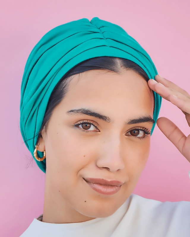 Tie Shop | Pleated Cotton Turban	تربون قطن  - تربون قطن