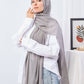 Tie Shop | Plain Wide Crinkled Chiffon | طرحة شيفون سادة - ايشارب شيفون سادة 