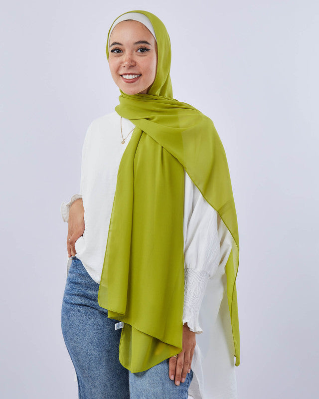 Tie Shop | Earthy Collection Scarf طرحة شيفون سادة - ايشارب شيفون