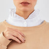 Flower Chemise Collar - White
