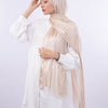 Delicate Kuwaiti Scarf - Light Beige