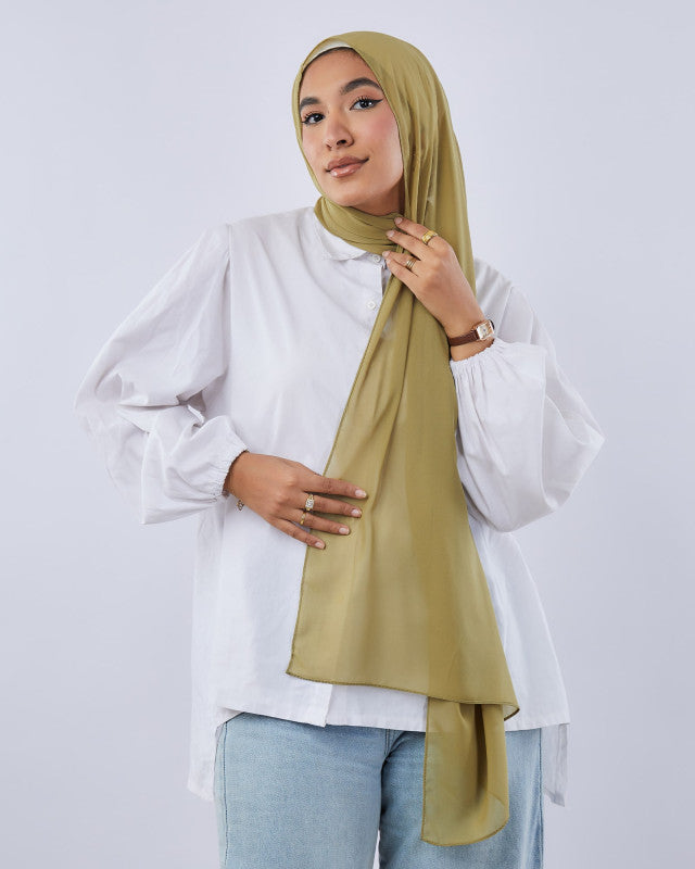 Tie Shop | Earthy Collection Scarf طرحة شيفون سادة - ايشارب شيفون