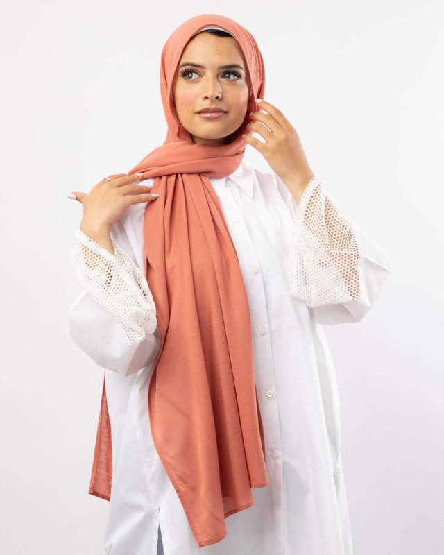 Cotton Breathable Scarf ايشارب قطن ليكرا- طرحة قطن ليكرا