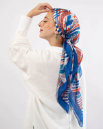 Tie Shop | Wild Jasmine Square Scarf طرحه مربعه مطبوعه