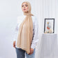 Tie Shop | Plain Wide Crinkled Chiffon | طرحة شيفون سادة - ايشارب شيفون سادة 
