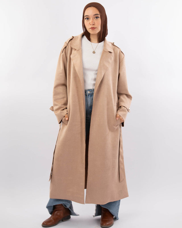 Tie Shop | Modish Trench Coat جاكت طويل - بالطو طويل