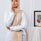Tie Shop | Plain Wide Crinkled Chiffon | طرحة شيفون سادة - ايشارب شيفون سادة 