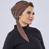 Warmy Turban With Ribbon - Brown