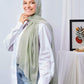 Tie Shop | Plain Wide Crinkled Chiffon | طرحة شيفون سادة - ايشارب شيفون سادة 
