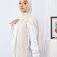 Tie Shop | Plain Crinkled Chiffon طرحة شيفون سادة  