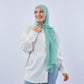Tie Shop | Plain Crinkled Chiffon طرحة شيفون سادة  