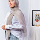 Tie Shop | Plain Wide Crinkled Chiffon | طرحة شيفون سادة - ايشارب شيفون سادة 