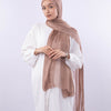 Delicate Kuwaiti Scarf - Dark Beige