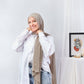 Tie Shop | Plain Wide Crinkled Chiffon | طرحة شيفون سادة - ايشارب شيفون سادة 