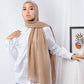 Tie Shop | Plain Wide Crinkled Chiffon | طرحة شيفون سادة - ايشارب شيفون سادة 