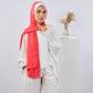 Tie Shop | Plain Wide Crinkled Chiffon | طرحة شيفون سادة - ايشارب شيفون سادة 