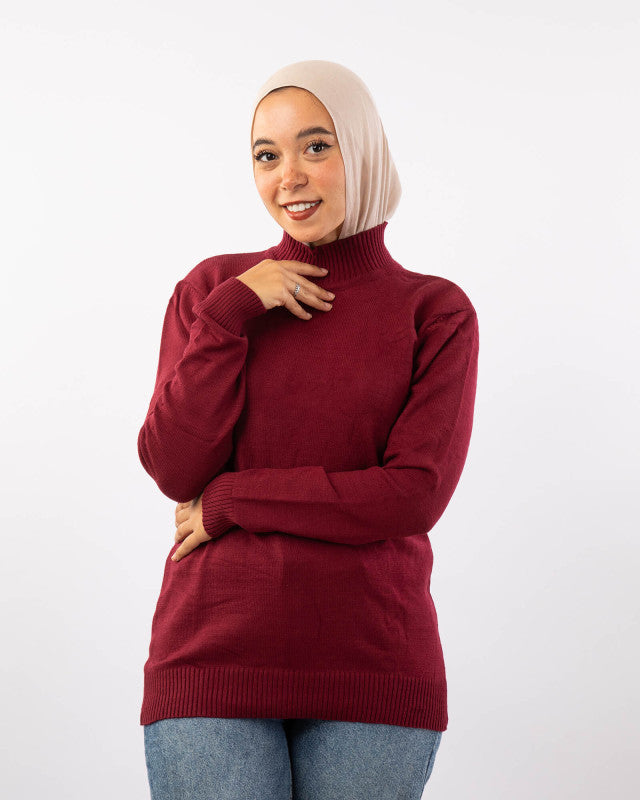 Tie Shop | Warmy Basic Top بادى حريمى صوف - بادى حريمى شتوى