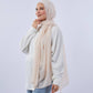 Tie Shop | Plain Wide Crinkled Chiffon | طرحة شيفون سادة - ايشارب شيفون سادة 